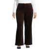 Lands’ End Women’s Recover High Rise Wide Leg Jeans(Rich Coffee)