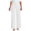 Lands’ End Women’s Recover High Rise Wide Leg Jeans(White)