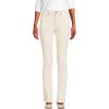 Lands’ End Women’s Recover Mid Rise Straight Leg Blue Jeans(Natural)