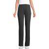 Lands’ End Women’s Relaxed Fit Sport Knit High Rise Pants – Soft Cotton Pull-On with Elastic Waist(Dark Charcoal Heather)
