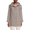Lands’ End Women’s Squall Waterproof Hooded Raincoat(Soft Taupe)