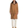 Lands’ End Women’s Squall Waterproof Insulated Winter Stadium Coat(Canyon Camel)