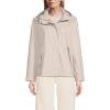 Lands’ End Women’s Squall Waterproof Rain Slicker Jacket(Dusk Gray)