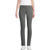 Lands’ End Women’s Starfish Mid Rise Slim Leg Pants(Charcoal Heather)