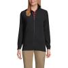 Lands’ End Womens Thermacheck 100 Fleece Jacket Black Tall Small