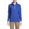 Lands’ End Womens Thermacheck 100 Fleece Jacket Dark Cobalt Blue Tall Medium