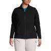 Lands’ End Women’s Thermacheck 100 Fleece Jacket(Black)