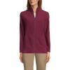Lands’ End Women’s Thermacheck 100 Fleece Jacket(Burgundy)