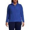 Lands’ End Women’s Thermacheck 100 Fleece Jacket(Dark Cobalt Blue)