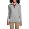 Lands’ End Women’s Thermacheck 100 Fleece Jacket(Harbor Gray)