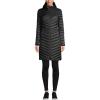 Lands’ End Women’s Ultralight Packable Long Down Coat(Black)