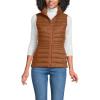 Lands’ End Women’s Wanderweight Packable Ultralight Down Vest(Rich Ginger Brown)