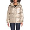 Lands’ End Women’s Wide Channel 600 Down Puffer Jacket(Gold Shine)
