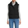 Lands’ End Women’s Wide Channel 600 Down Puffer Vest(Black)