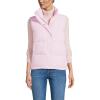 Lands’ End Women’s Wide Channel 600 Down Puffer Vest(Pink Frost)