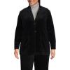 Lands’ End Women’s Wide Wale Corduroy Blazer(Black)