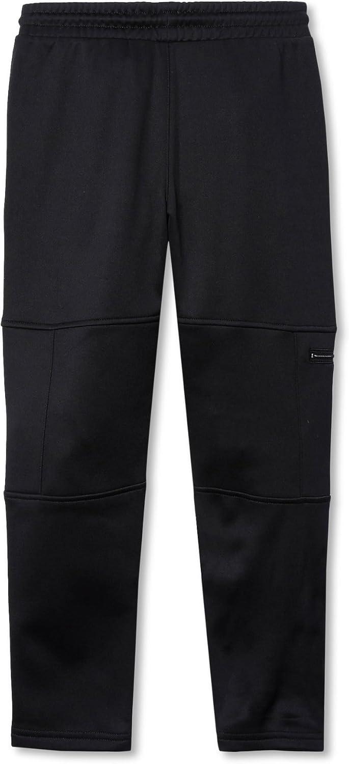 imageLands End Boys Husky Basic Iron Knee Fleece JoggersBlack