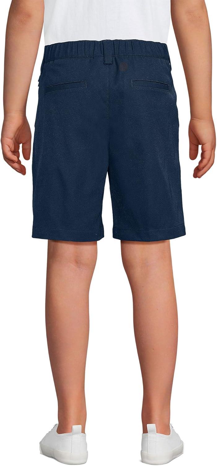 imageLands End Boys Husky Sport Active Performance Chino Shorts 12 Classic Navy