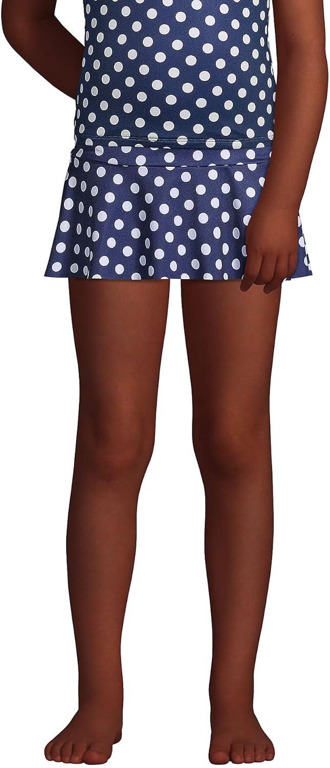imageLands End G Swim Mini Deep Sea Navy Shadow Dot Kids Slim 7