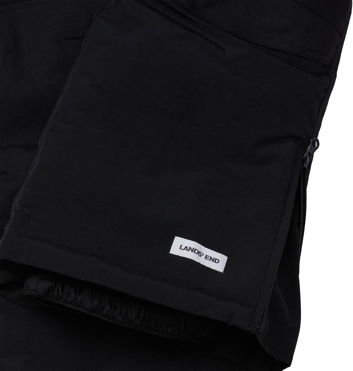 imageLands End Kids Slim Squall Waterproof Insulated Iron Knee Winter Snow Pants No SizeOnyx