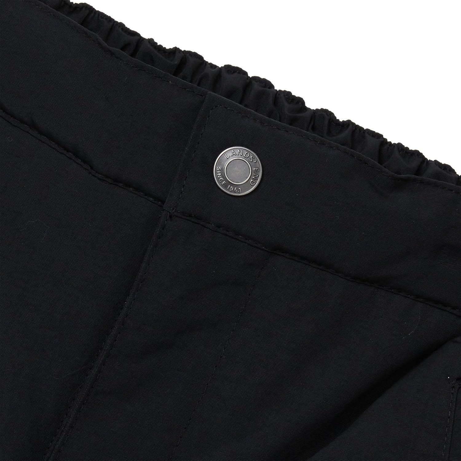 imageLands End Kids Slim Squall Waterproof Insulated Iron Knee Winter Snow Pants No SizeOnyx