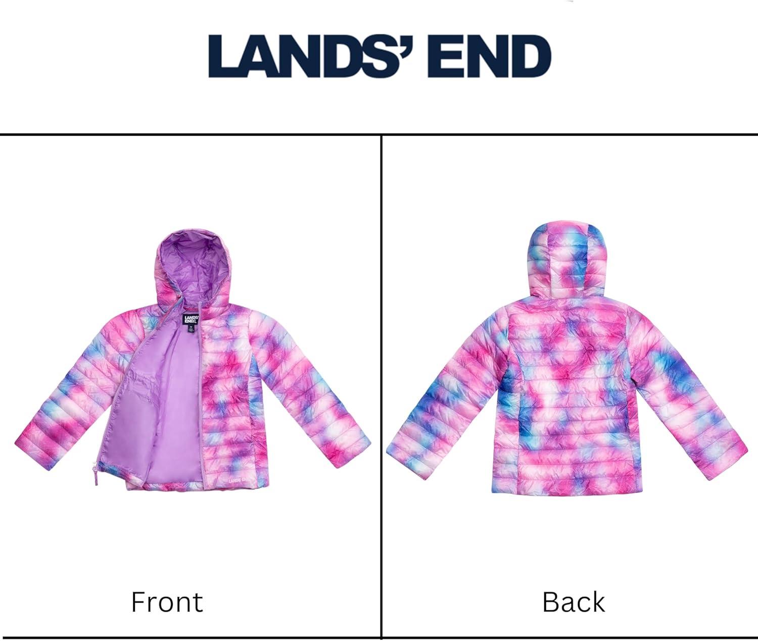 imageLands End Kids ThermoPlume Packable Hooded JacketAfrican Violet