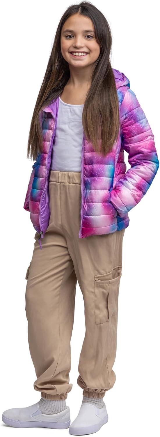 imageLands End Kids ThermoPlume Packable Hooded JacketAfrican Violet