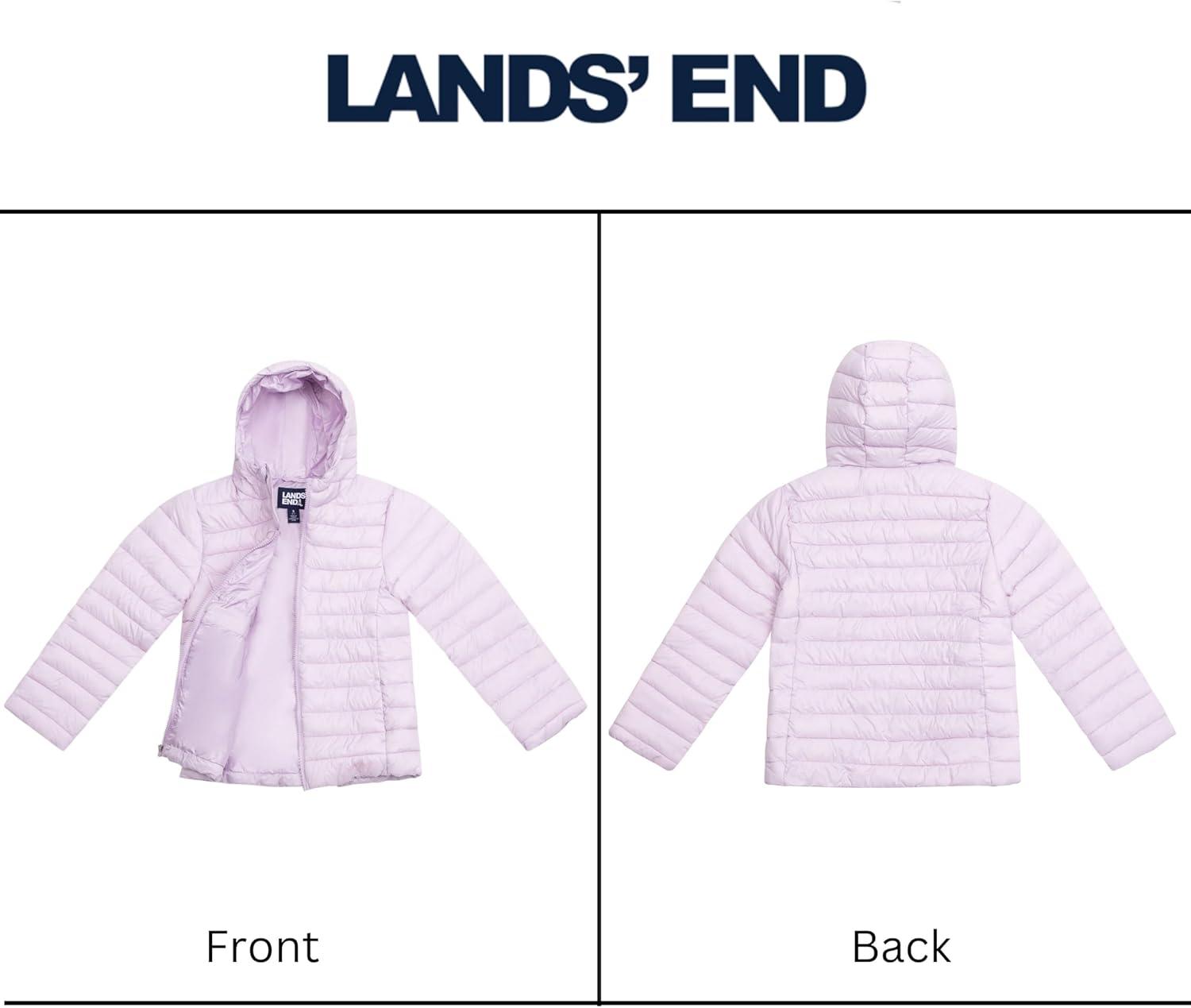 imageLands End Kids ThermoPlume Packable Hooded JacketLavender