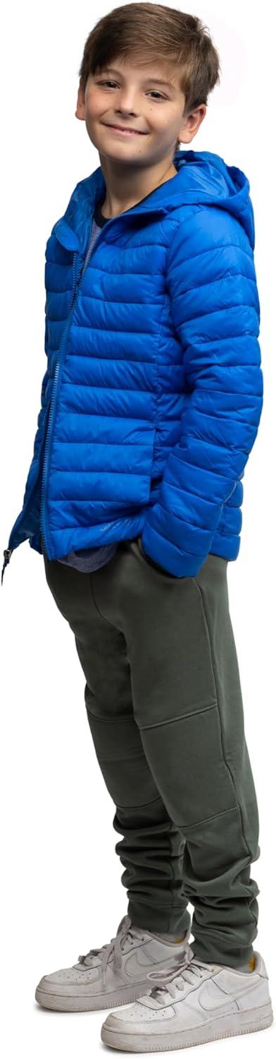 imageLands End Kids ThermoPlume Packable Hooded JacketNautical Blue