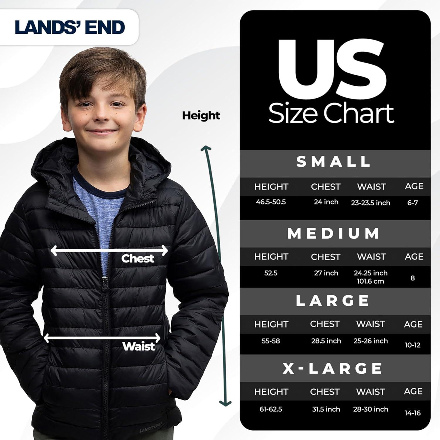 imageLands End Kids Ultra Soft Sherpa Full Zip Hoodie Sweatshirt XSLBlack