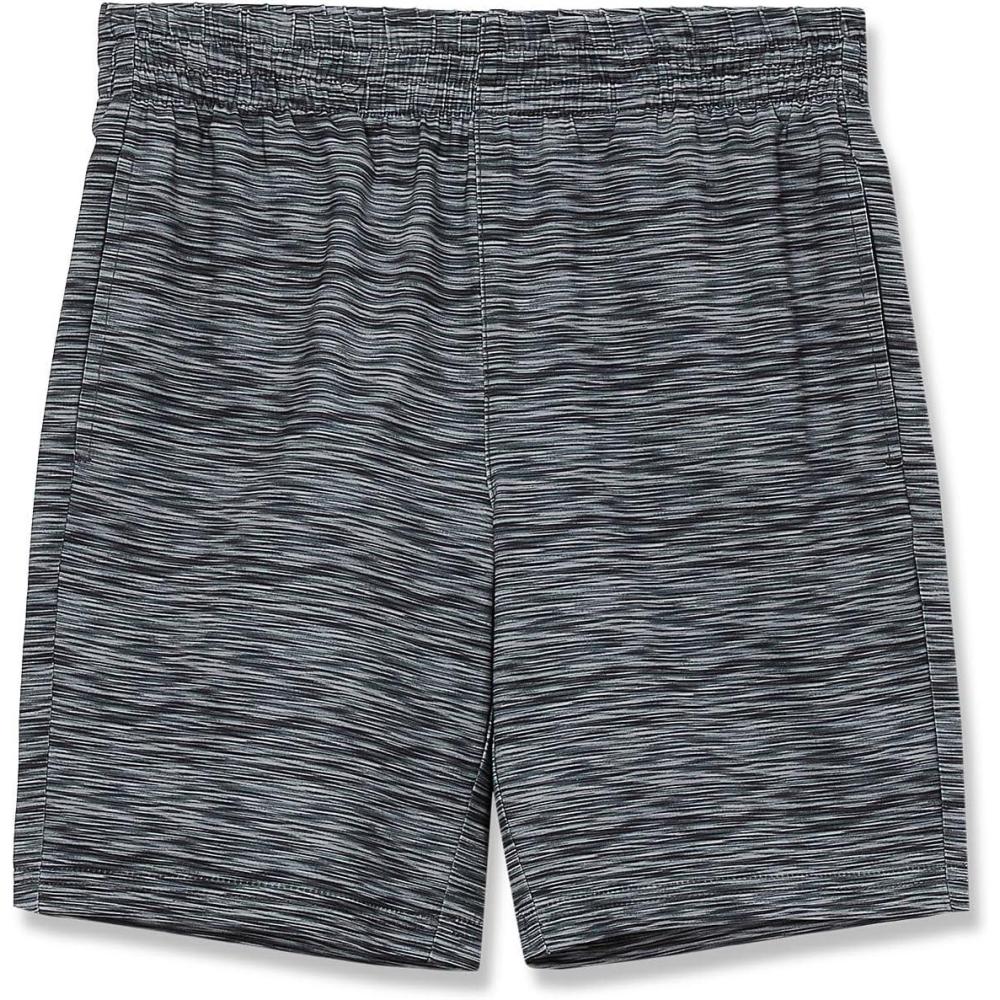 imageLands End Boys Pattern Active ShortsBlack Space Dye