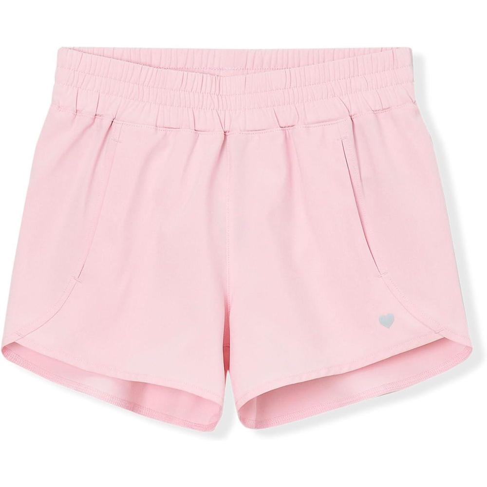 imageLands End Girls Active Woven ShortsFairy Tale Pink