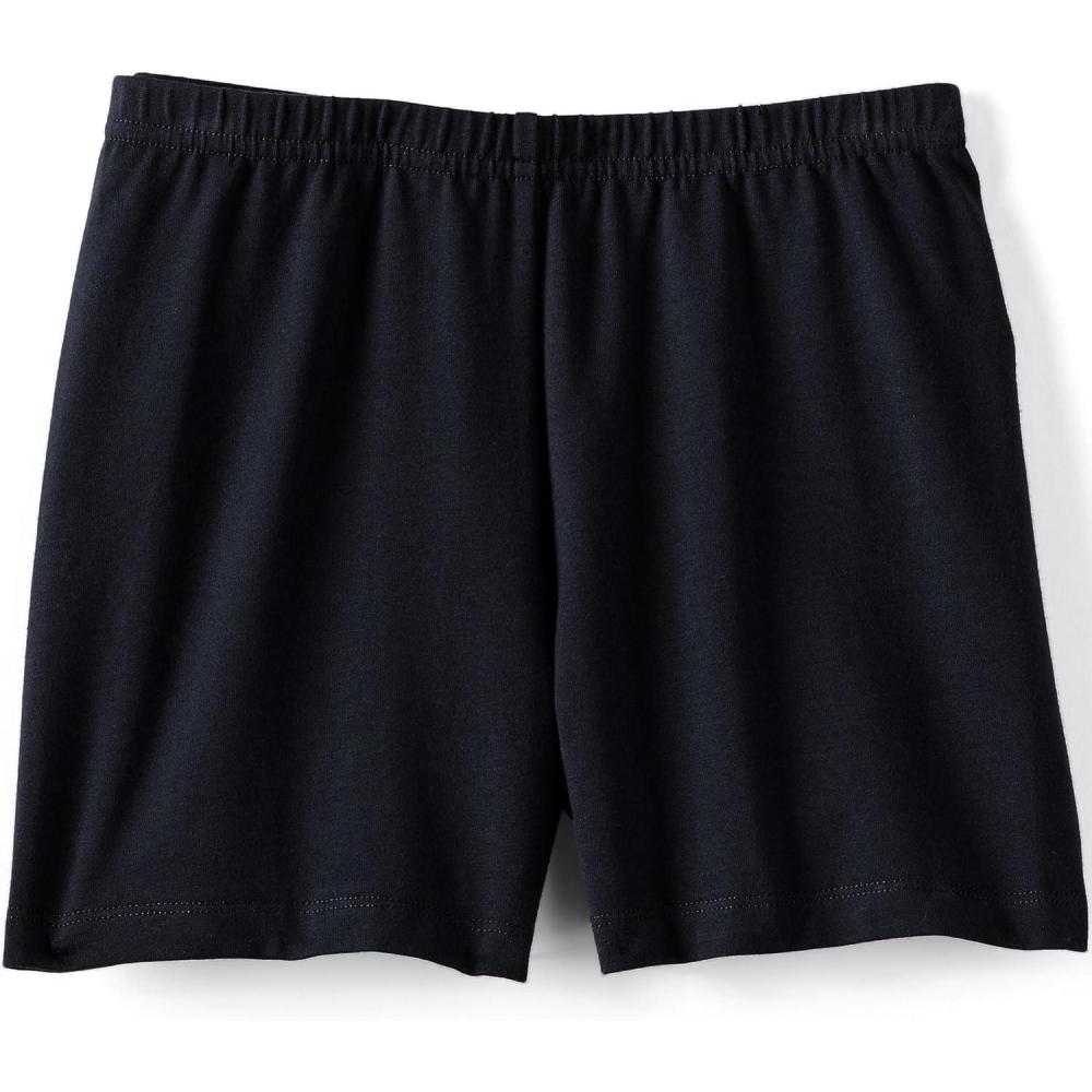 imageLands End Girls Tough Cotton Cartwheel ShortsBlack
