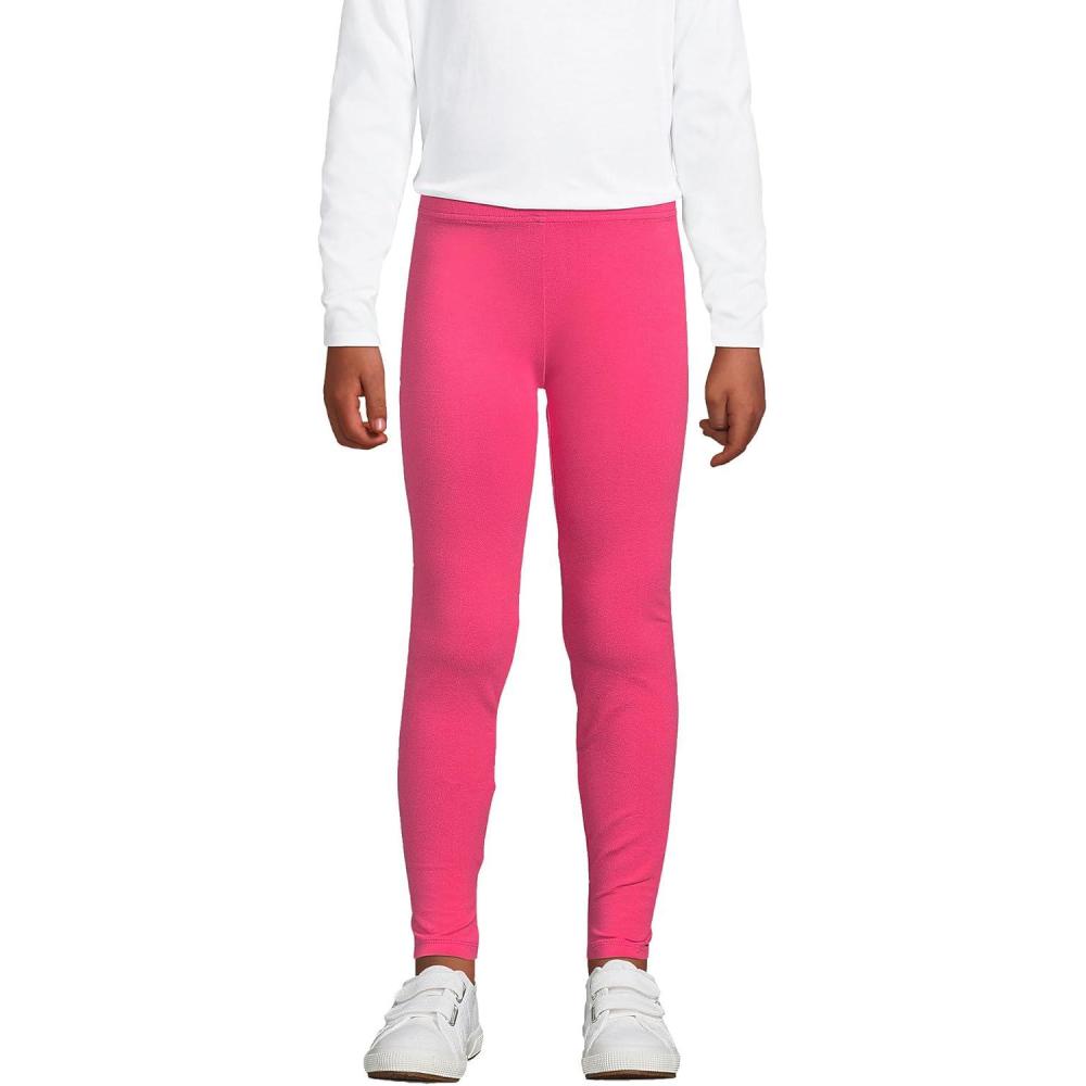 imageLands End Girls Tough Cotton Novelty LeggingsHot Pink