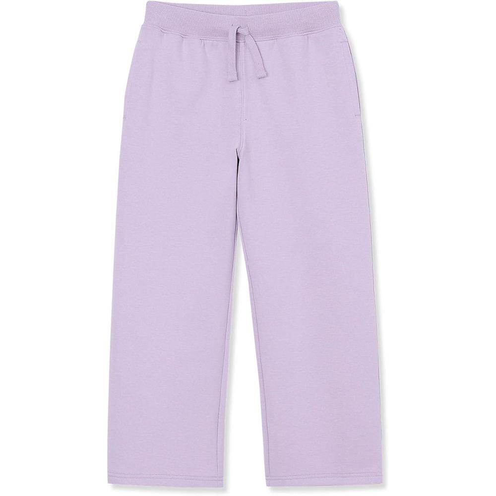 imageLands End Girls Wide Leg Knit PantsPastel Lilac