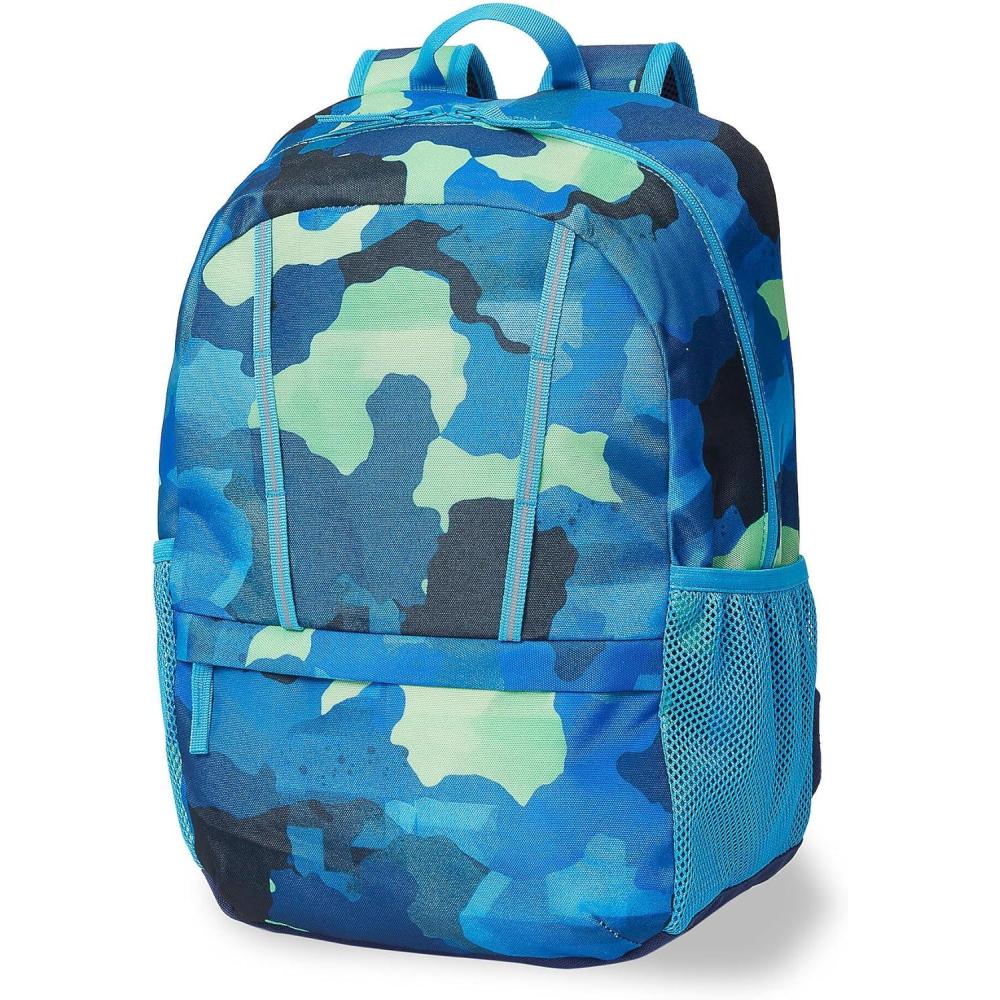 imageLands End Kids ClassMate Blue Galaxy Space SmallNeon Camo