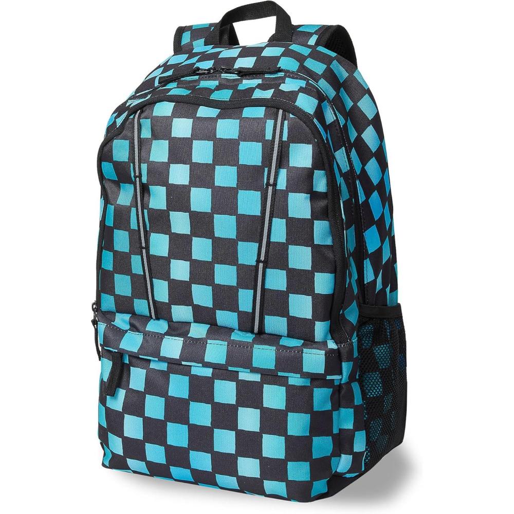 imageLands End Kids ClassMate Blue Galaxy Space SmallTundra Ombre Check