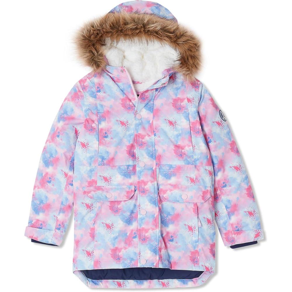 imageLands End Kids Expedition Waterproof Winter Down ParkaPink Cotton Candy Splash