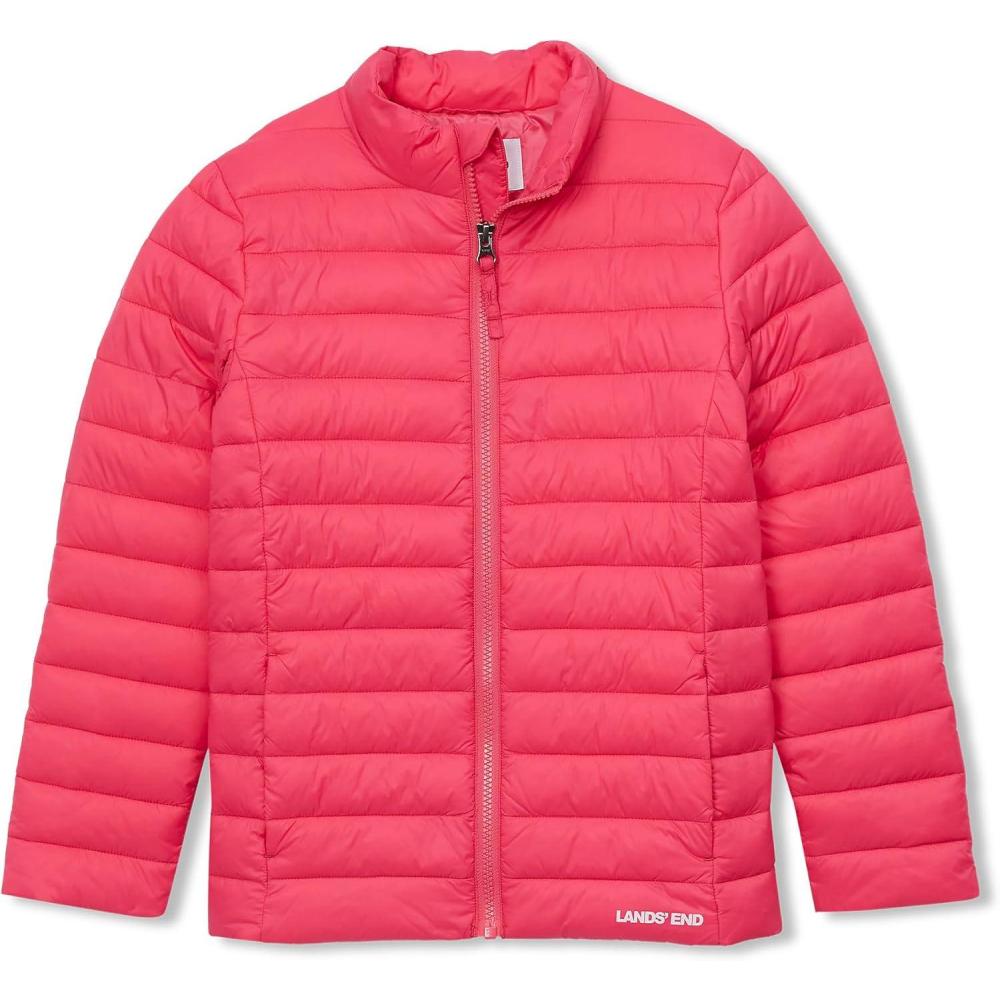 imageLands End Kids Insulated Down Alternative ThermoPlume JacketRaspberry Sorbet