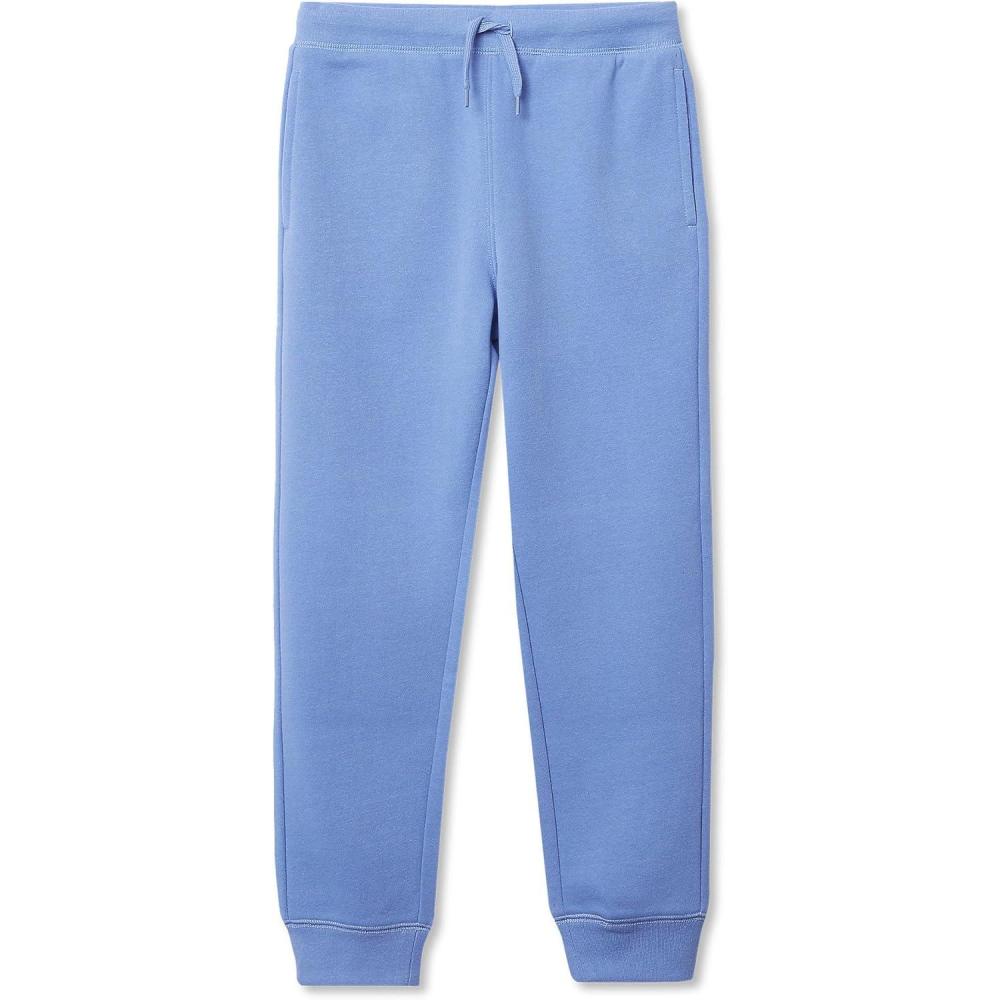imageLands End Kids Iron Knee Fleece Jogger SweatpantsBruiser Purple