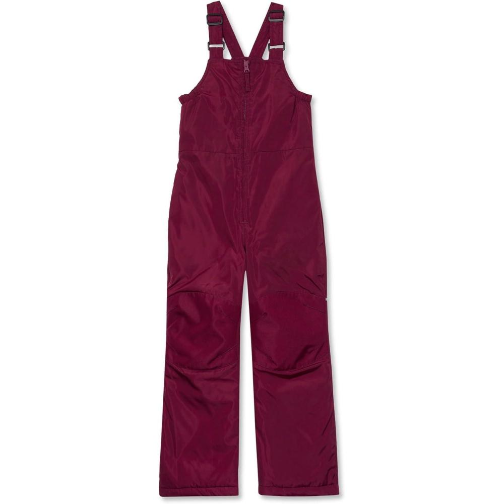 imageLands End Kids Iron Knee Insulated Winter Snow BibsDark Magenta