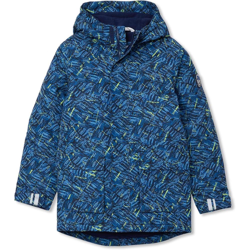 imageLands End Kids Squall Waterproof Insulated Winter ParkaBlue Neon Sprinkles