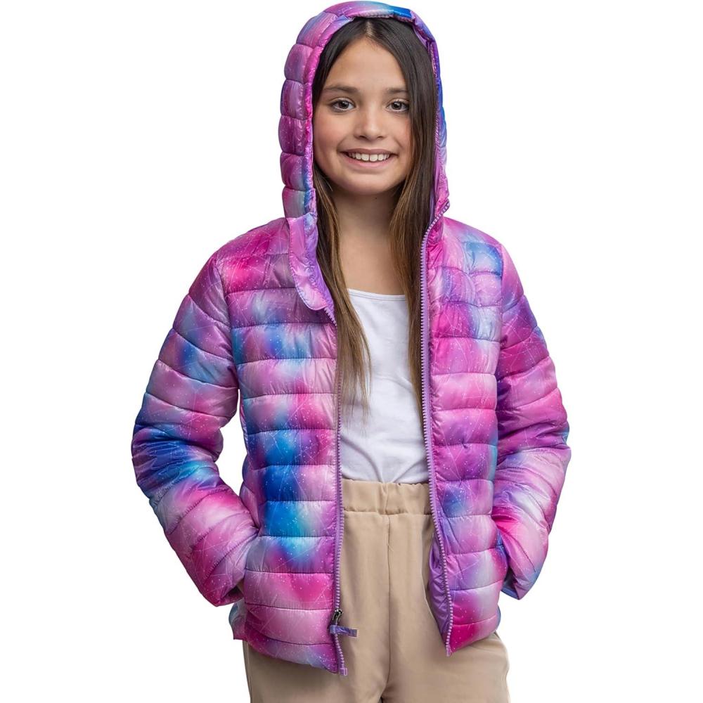 imageLands End Kids ThermoPlume Packable Hooded JacketAfrican Violet