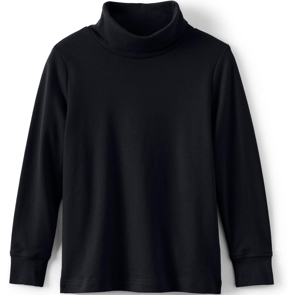 imageLands End Kids TurtleneckBlack