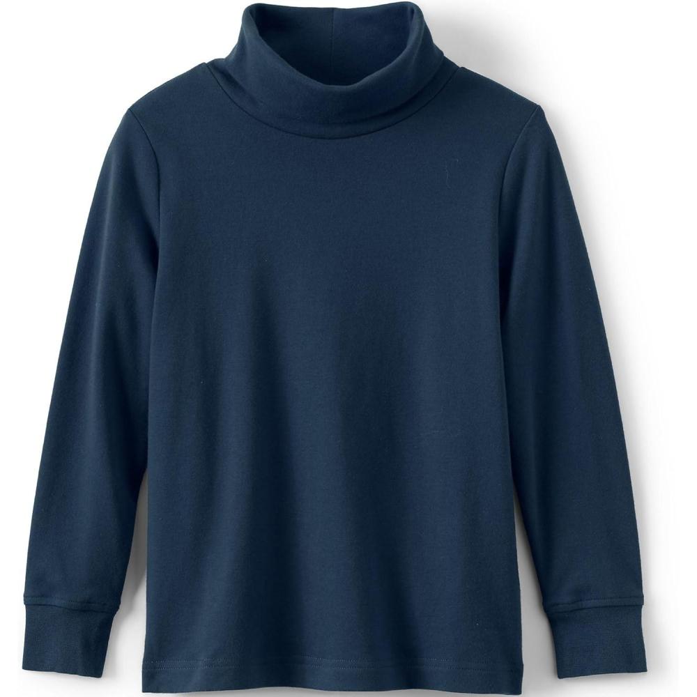 imageLands End Kids TurtleneckClassic Navy