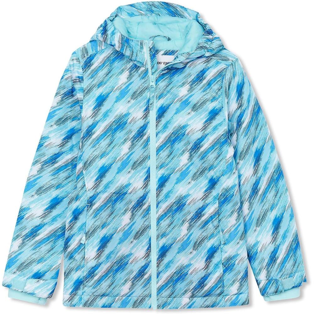 imageLands End Kids Winter JacketAqua Splash Brush