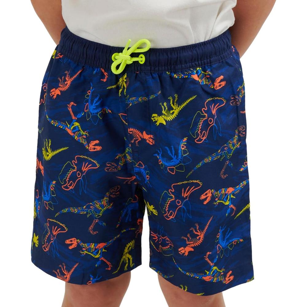 imageLands End Little Boys Swimwear UPF 50 Mesh Liner Swim Trunks XXSSDeep Sea Navy