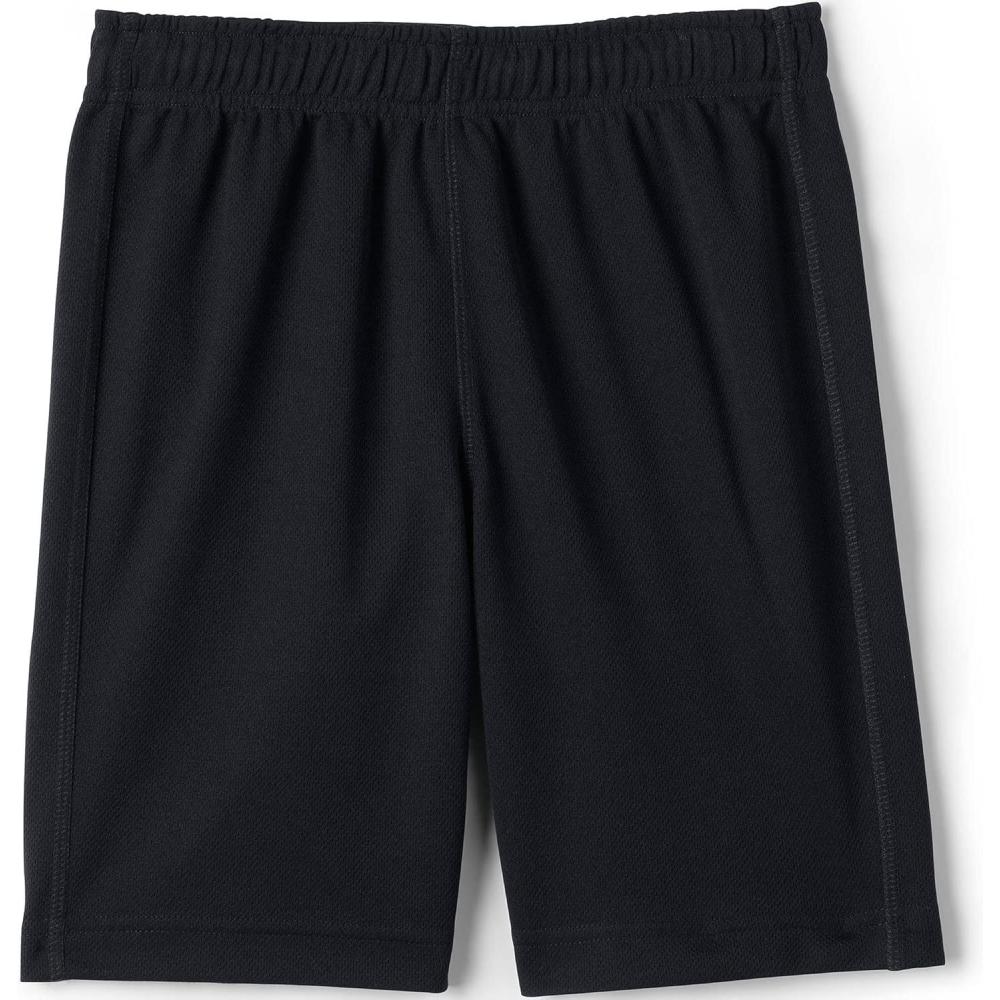 imageLands End School Uniform Boys Mesh Gym ShortsBlack