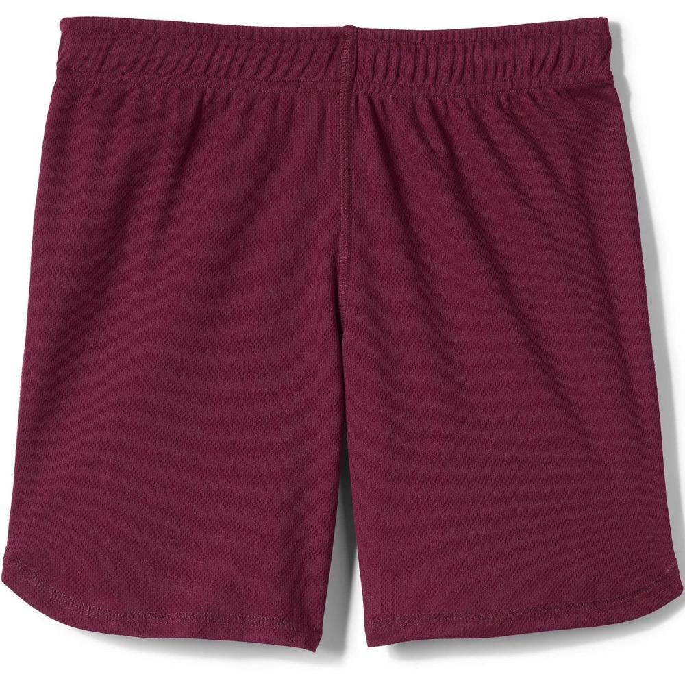 imageLands End School Uniform Girls Mesh Gym ShortsBurgundy