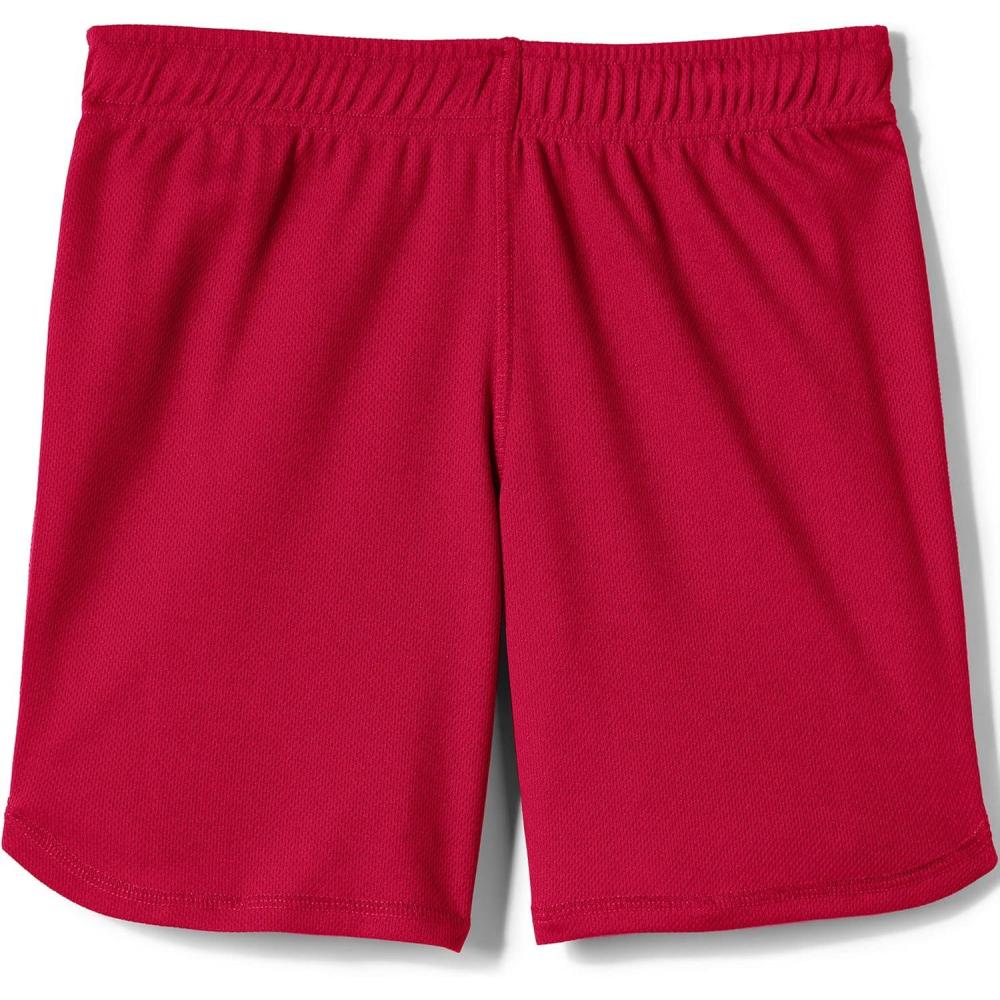imageLands End School Uniform Girls Mesh Gym ShortsRed